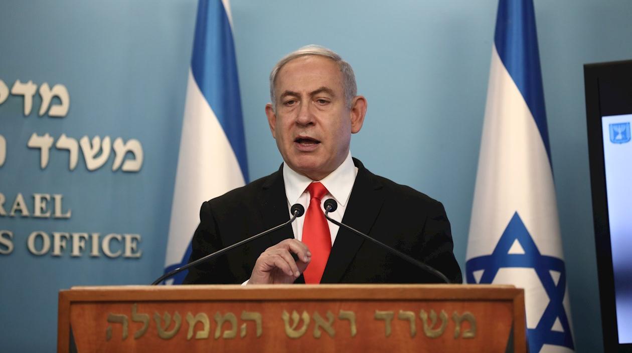 El primer ministro en funciones israelí, Benjamín Netanyahu.