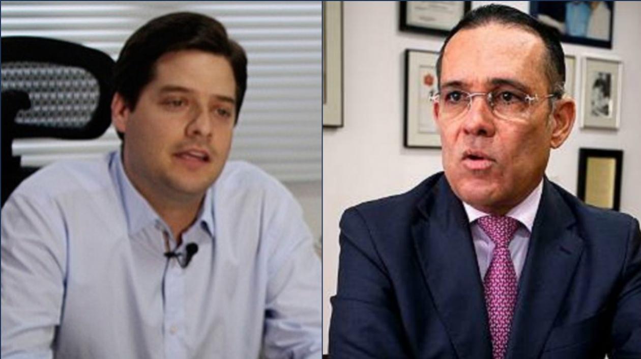 Senadores barranquilleros Mauricio Gómez Amín (Liberal) y Efraín Cepeda (Conservador).
