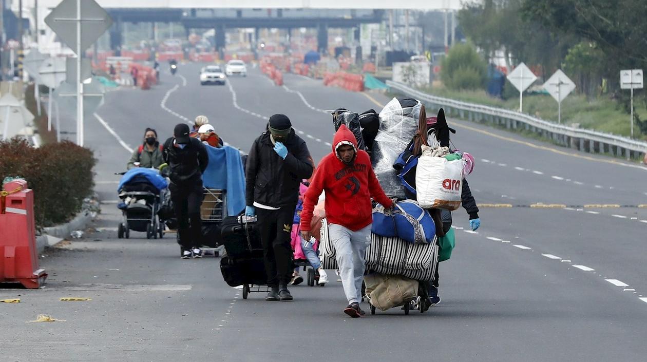 Migrantes venezolanos.
