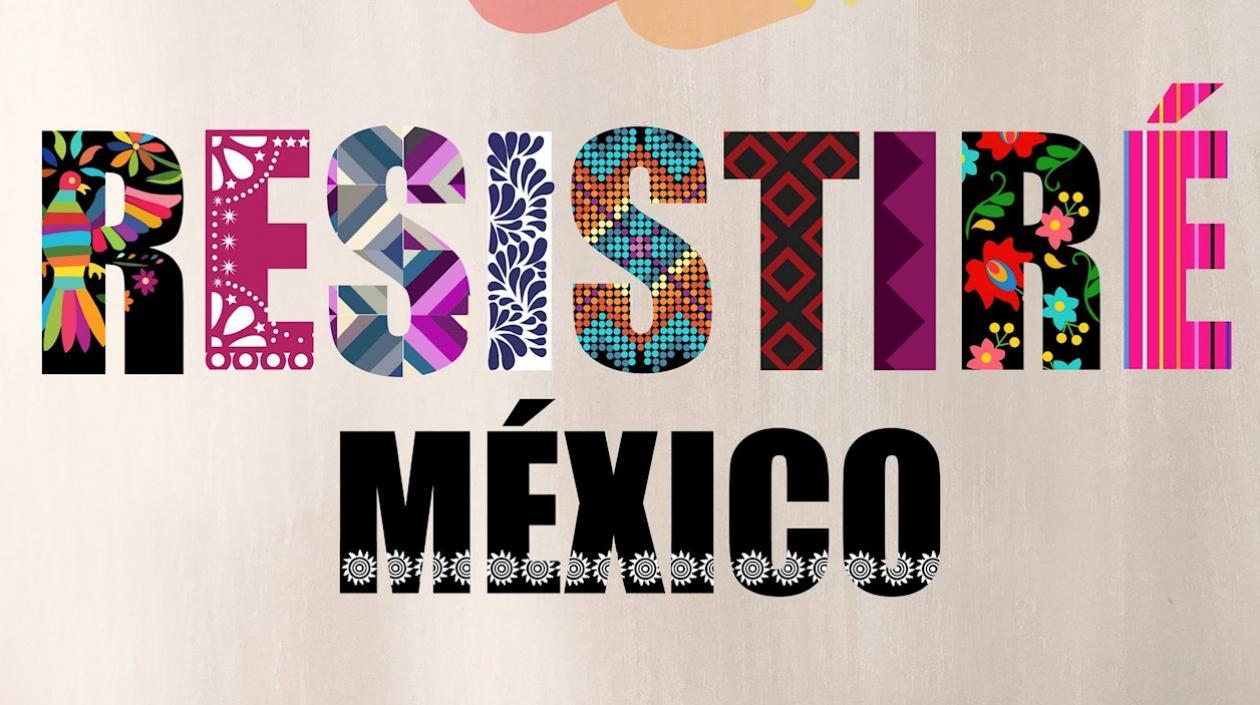 Fotografía cedida este jueves, por Warner Music México, que muestra la portada del tema "Resistiré México".