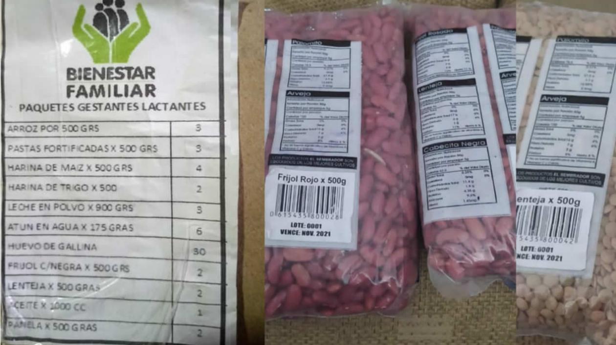 Alimentos vencidos entregados en CDI de Soledad