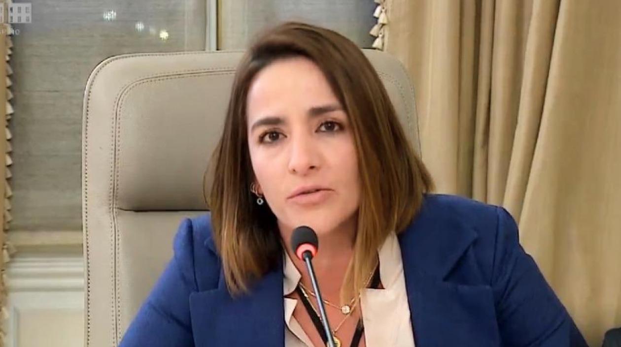 La directora nacional del ICBF, Lina Arbeláez.