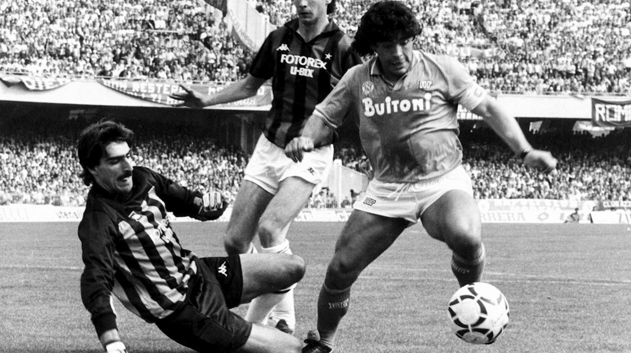 Diego Maradona anotó 10 goles en el torneo.