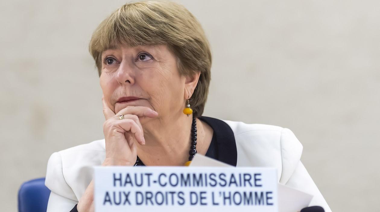 La alta comisionada de la ONU para los Derechos Humanos, Michelle Bachelet. 