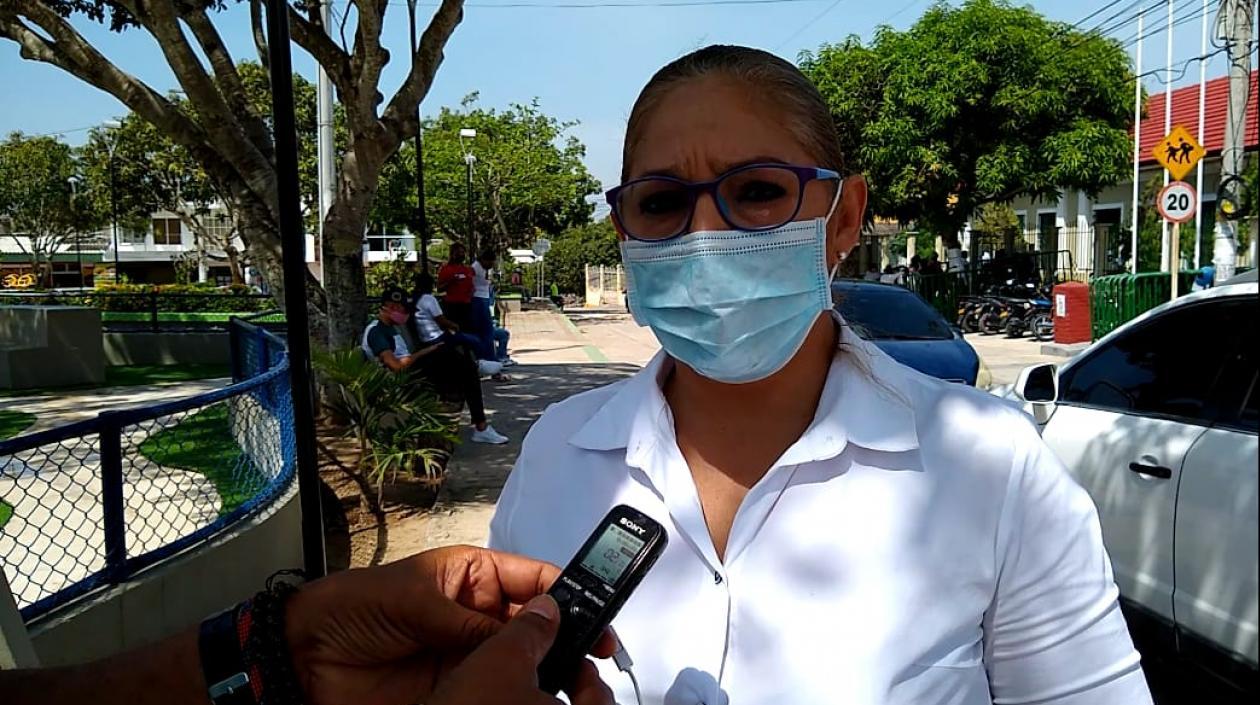 Zoila Llanos, Secretaria de Salud de Galapa.