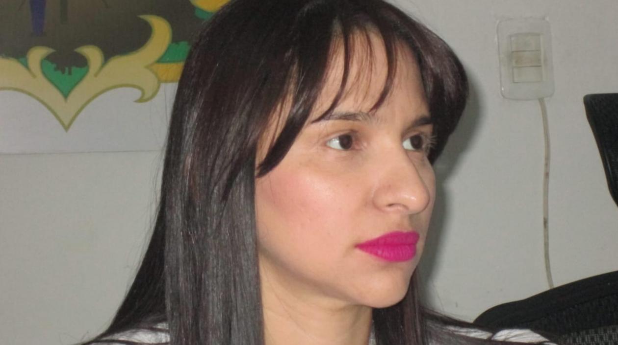 La Personera encargada del Distrito, Angélica María Ávila. 