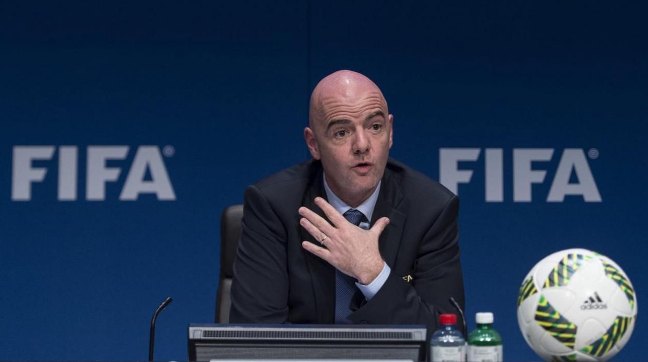 Presidente de la FIFA, Gianni Infantino.
