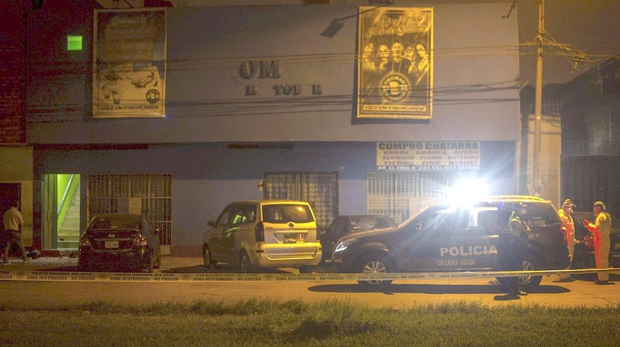 Discoteca Thomas Restobar en Perú, donde murieron por asfixia 13 personas.