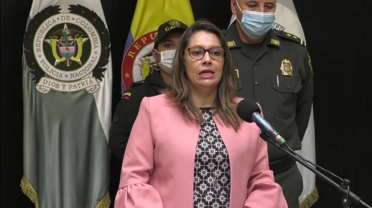 Carmen Torres, Delegada para la Seguridad Ciudadana de la Fiscalía General de la Nación.