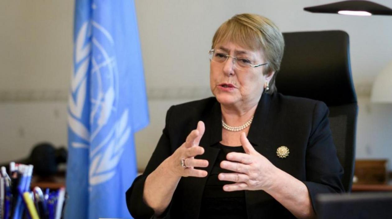 La alta comisionada de la ONU, Michelle Bachelet.