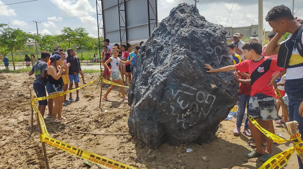 El “meteorito” en Villas de San Pablo