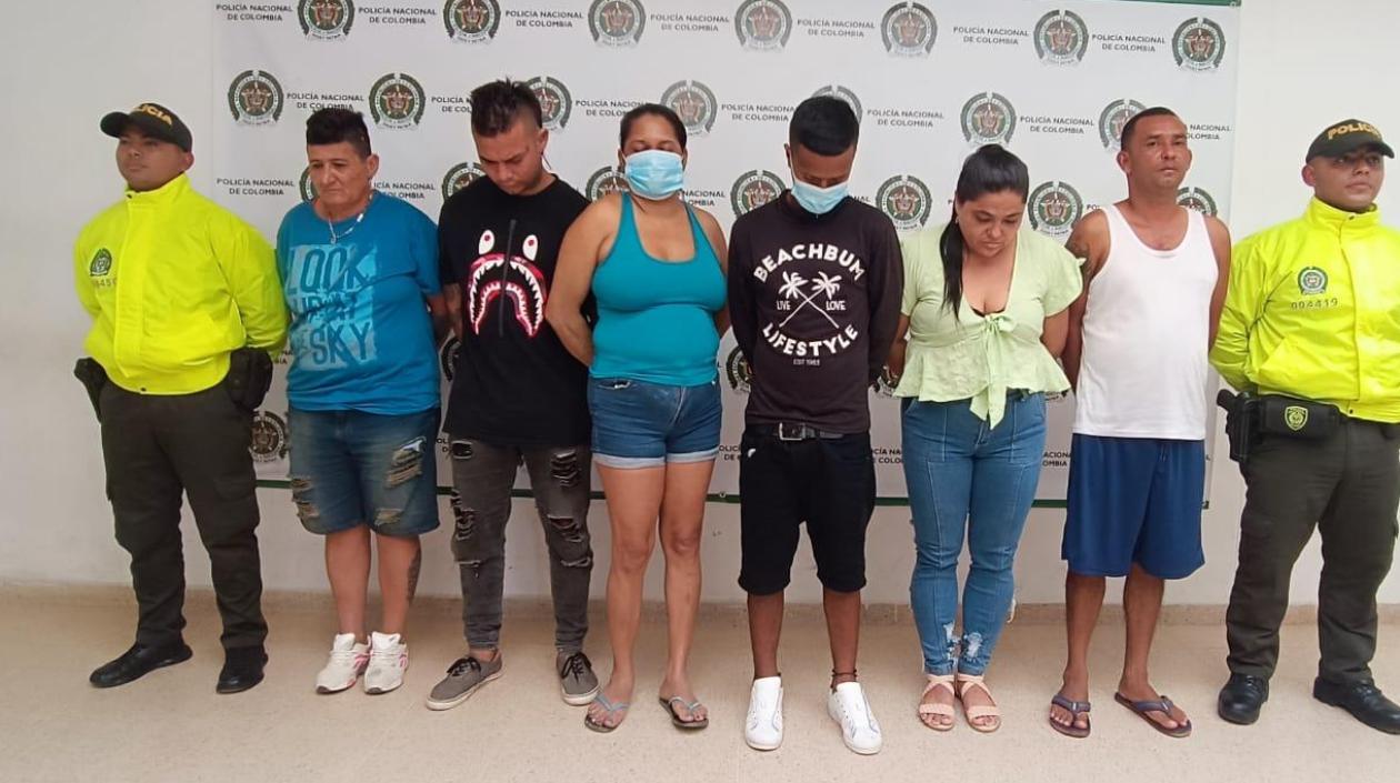 Seis capturados en Sabanalarga.