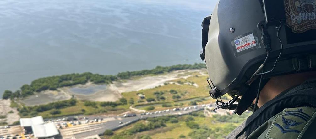 Fuerza Aérea vigilando playas del Caribe