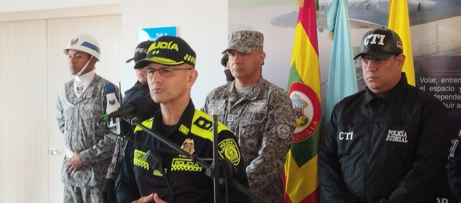 Comandante de la Policía, General Jorge Urquijo 