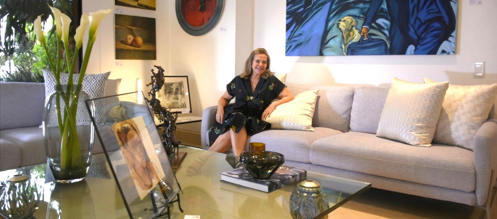 Cielo Támara, directora de Musa Galería de Arte, pionera en el Home Gallery en Barranquilla.