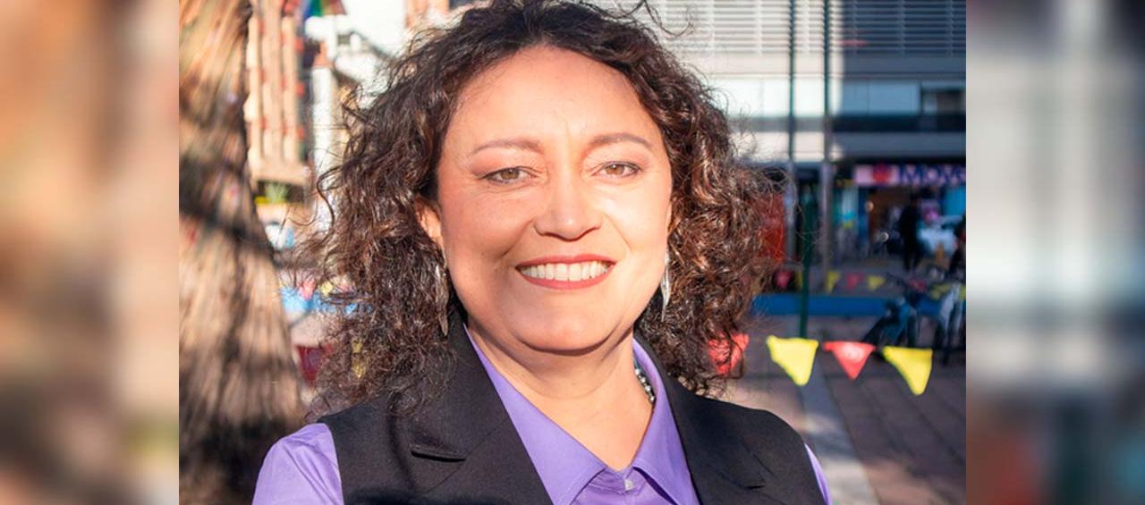 Senadora del Partido Alianza Verde, Angélica Lozano.
