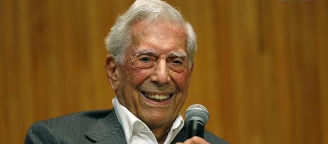 Novelista peruano-español Mario Vargas Llosa.