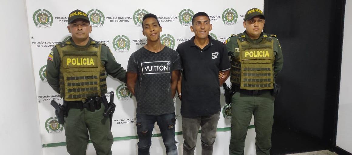 Breiner Torres Castillo y Nelson Maestre Molina, capturados
