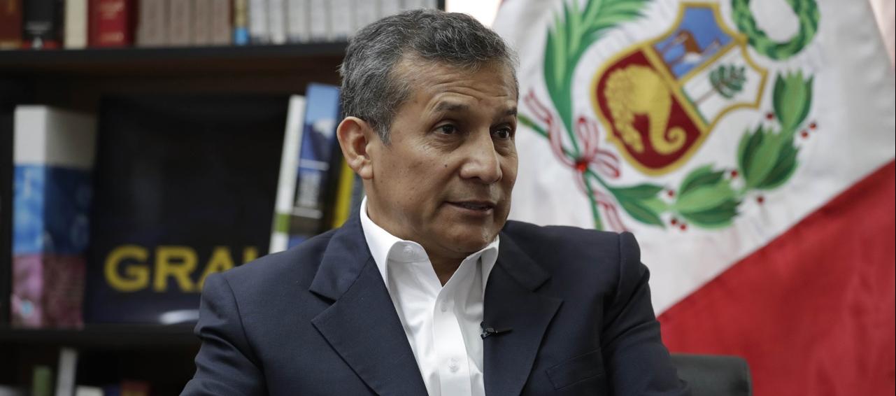 El expresidente de Perú, Ollanta Humala.