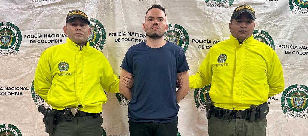 Elio Enrique Bracho Briceño, capturado por la Policía.