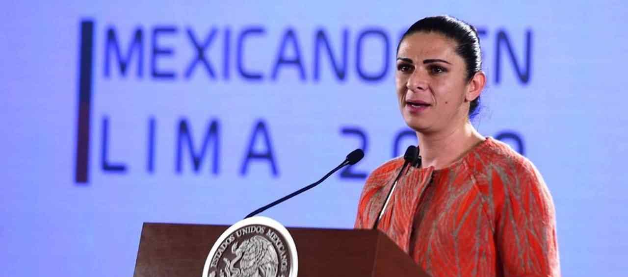 Ana Guevara, presidente Comité Olímpico Mexicano.