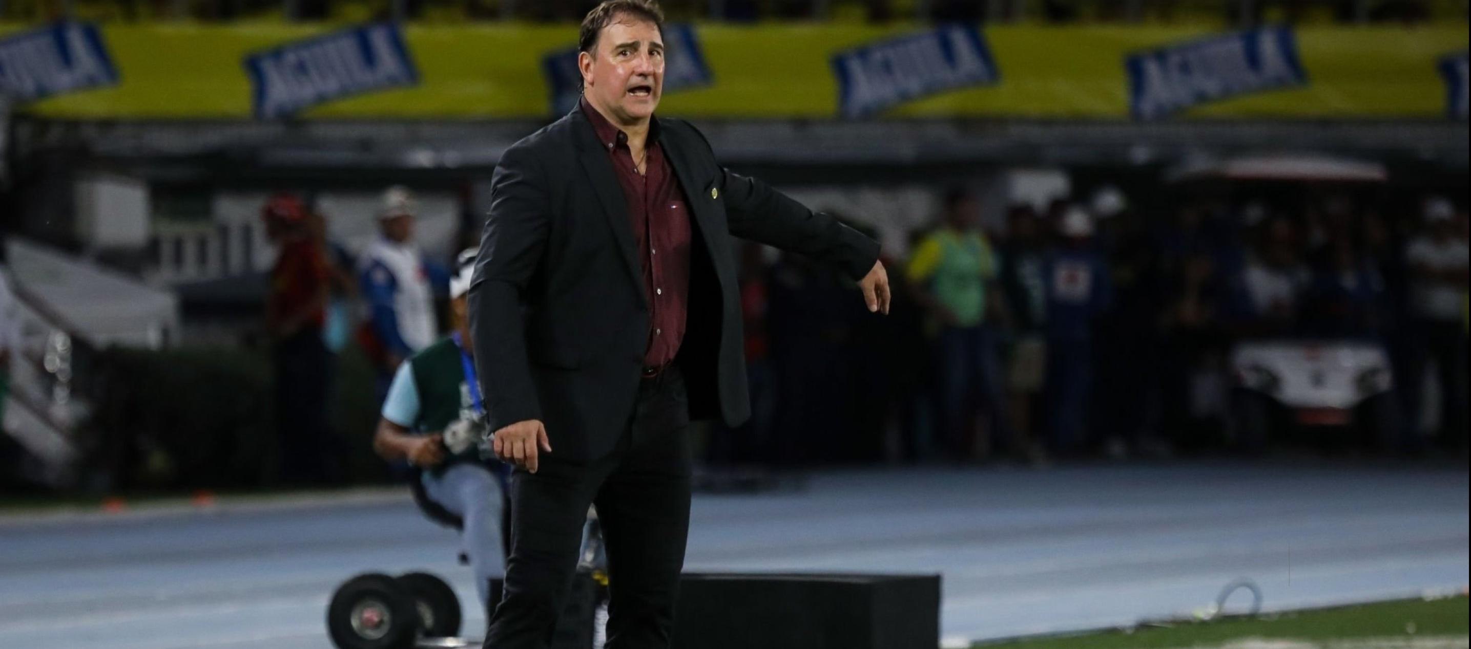 El técnico de la Selección Colombia, Néstor Lorenzo.