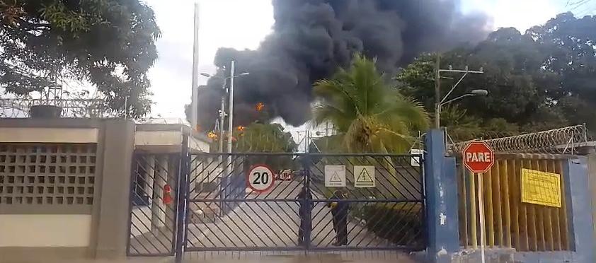 Incendio en subestación de ISA en Sabanalarga, Atlántico