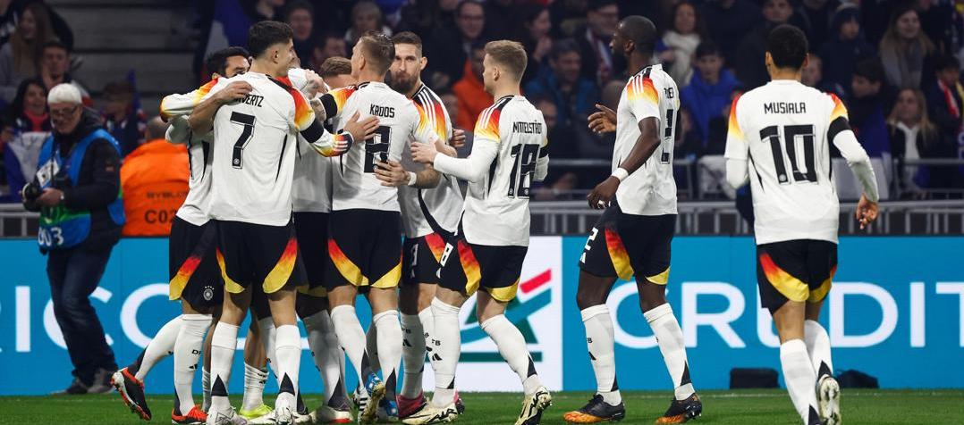 La celebración del equipo alemán.