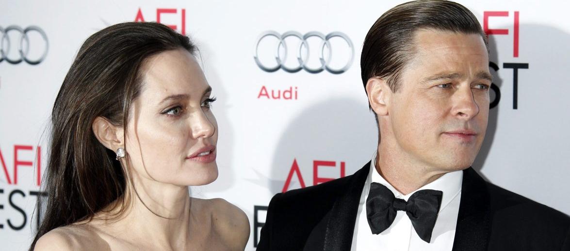 La actriz y directora Angelina Jolie y su exesposo Brad Pitt.