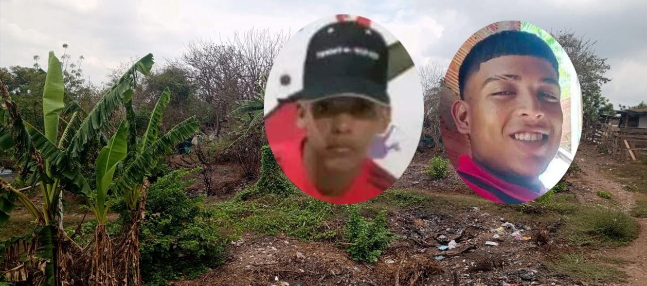 Jainer Peralta Rocha y Samuel Barrios Solano / Lugar donde fueron encontrados sin vida. 