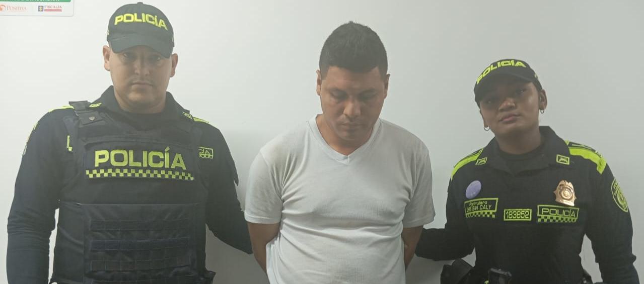 Jean Pierre Cardozo Padilla, presunto feminicida capturado. 
