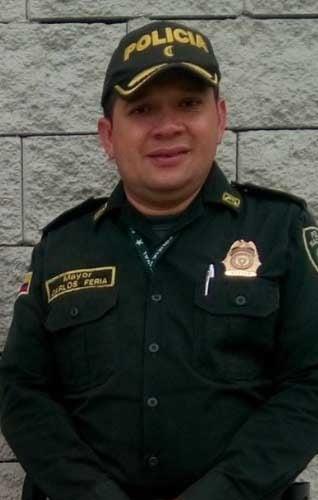 El coronel Carlos Feria.