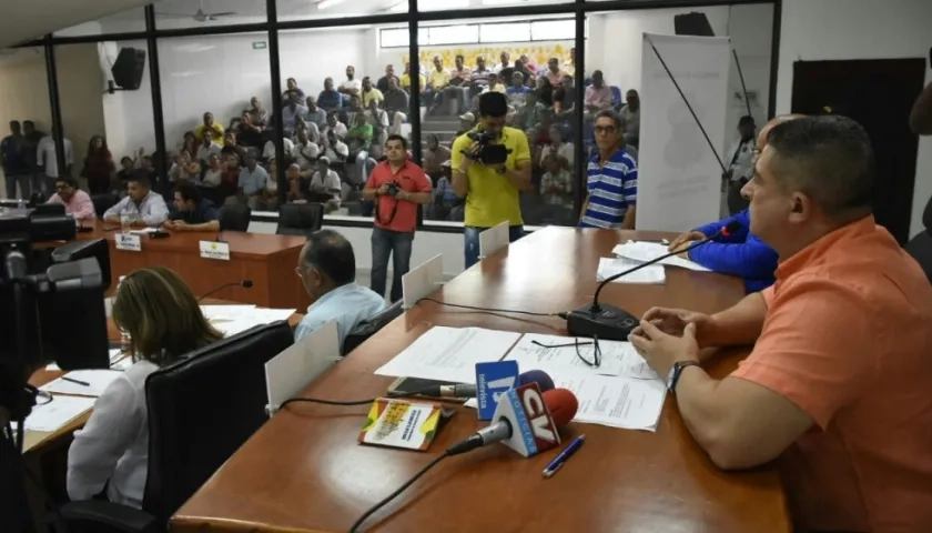 Sesión de hoy del Concejo de Barranquilla.