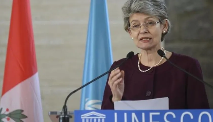 Irina Bokova,  directora general de la Unesco.