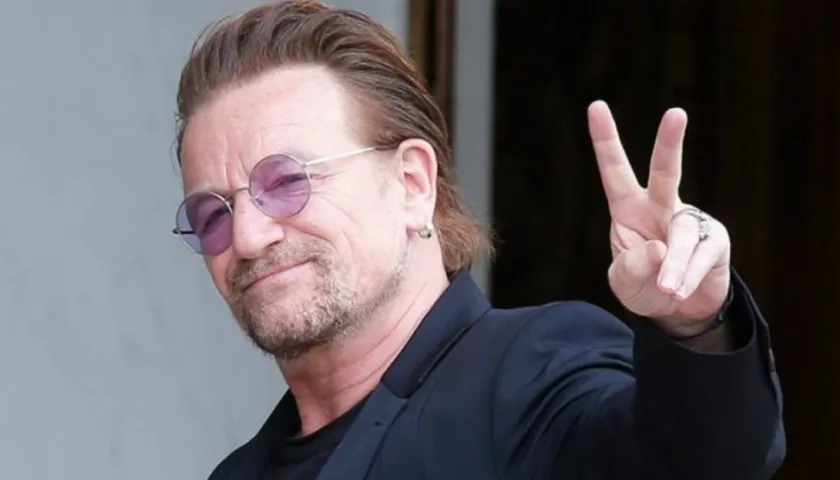 Paul Hewson, conocido como Bono.