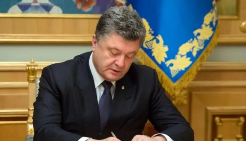  Petró Poroshenko presidente ucraniano.