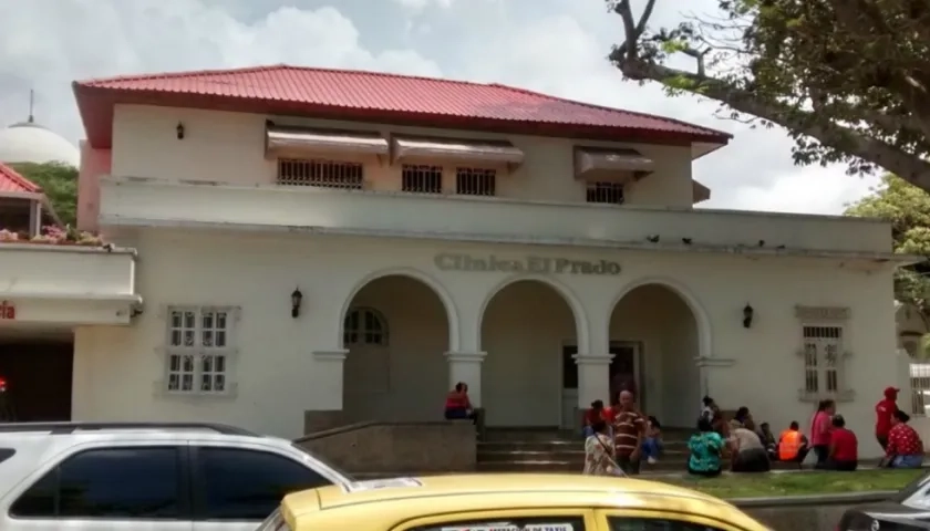 Clínica El Prado, donde falleció el hombre baleado en Mompox.
