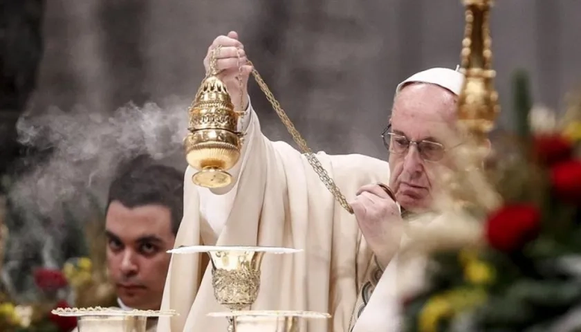 El Papa Francisco en la celebración de la Epifanía en El Vaticano