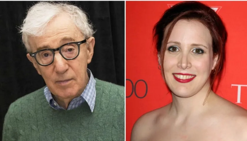 Dylan Farrow, la hija adoptiva de Woody Allen que denunció ser víctima de abusos por parte del cineasta. 