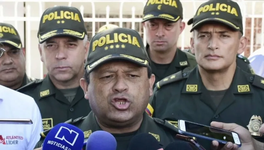 El general Jorge Nieto, director de la Policía