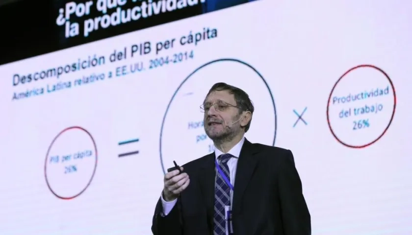 Pablo Sanguinetti, vicepresidente de Conocimiento del Banco de Desarrollo de América Latina-CAF.