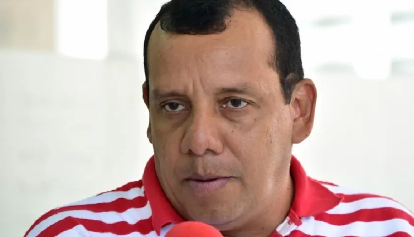 El alcalde de Santo Tomás, Luis Alberto Escorcia Castro. 