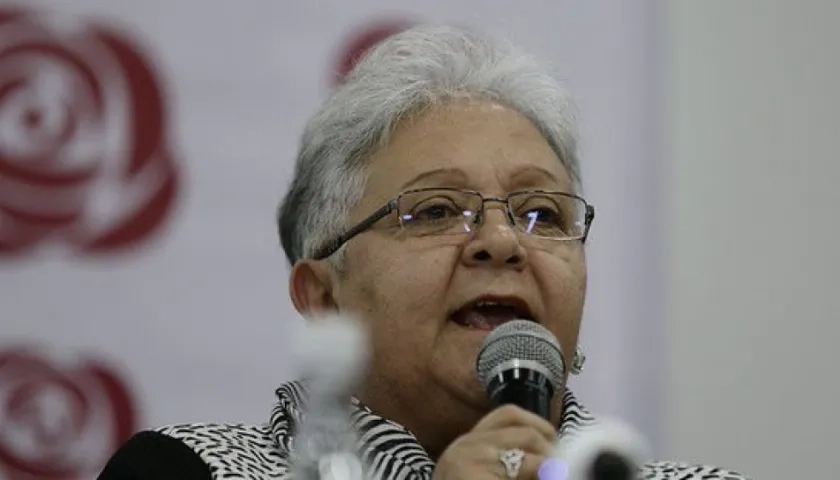Imelda Daza Cotes, candidata vicepresidencial.