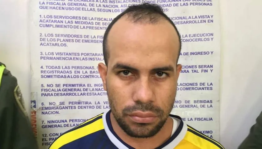 Dules Arturo Liñán Acosta, de 29 años de edad, capturado por el taquillazo.