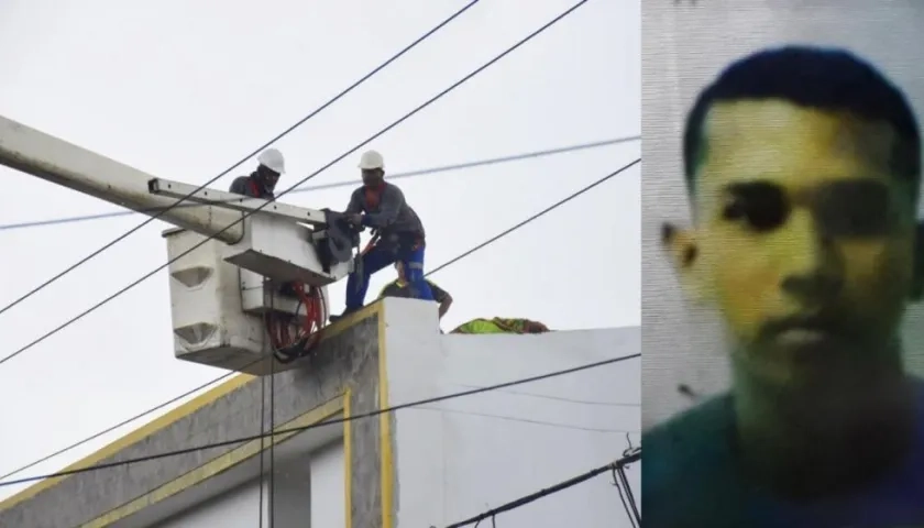 Kelvis Leonardo Báez Abreu, venezolano muerto en medio de una descarga.
