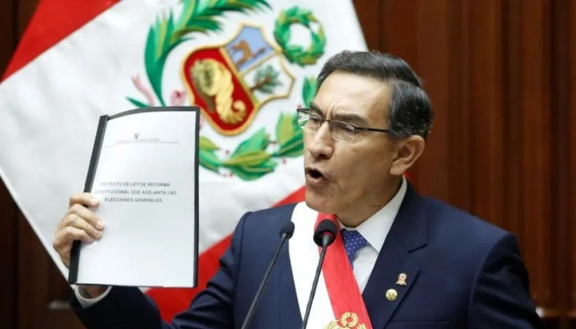 Martín Vizcarra, presidente de Perú.