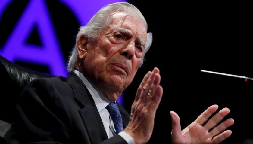 El peruano Mario Vargas Llosa, premio nobel de literatura.