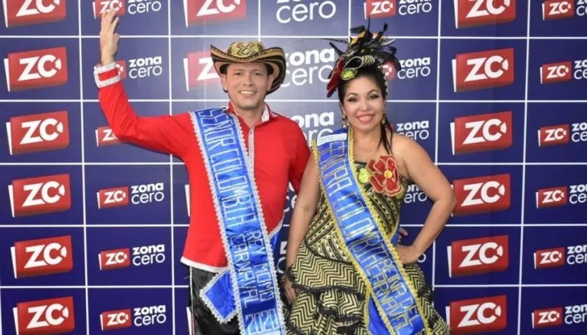 Alex Henao y Mayte Palacio, Señores Colombia Reyes del Carnaval 2020.