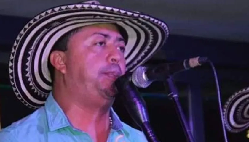 Jhon Fuentes, integrante de Los Gaiteros de San Jacinto.