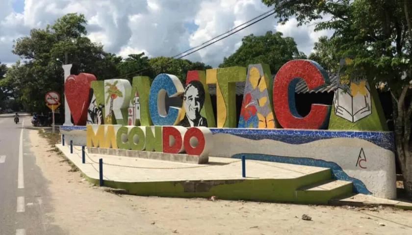 Monumento en el municipio de Aracataca.